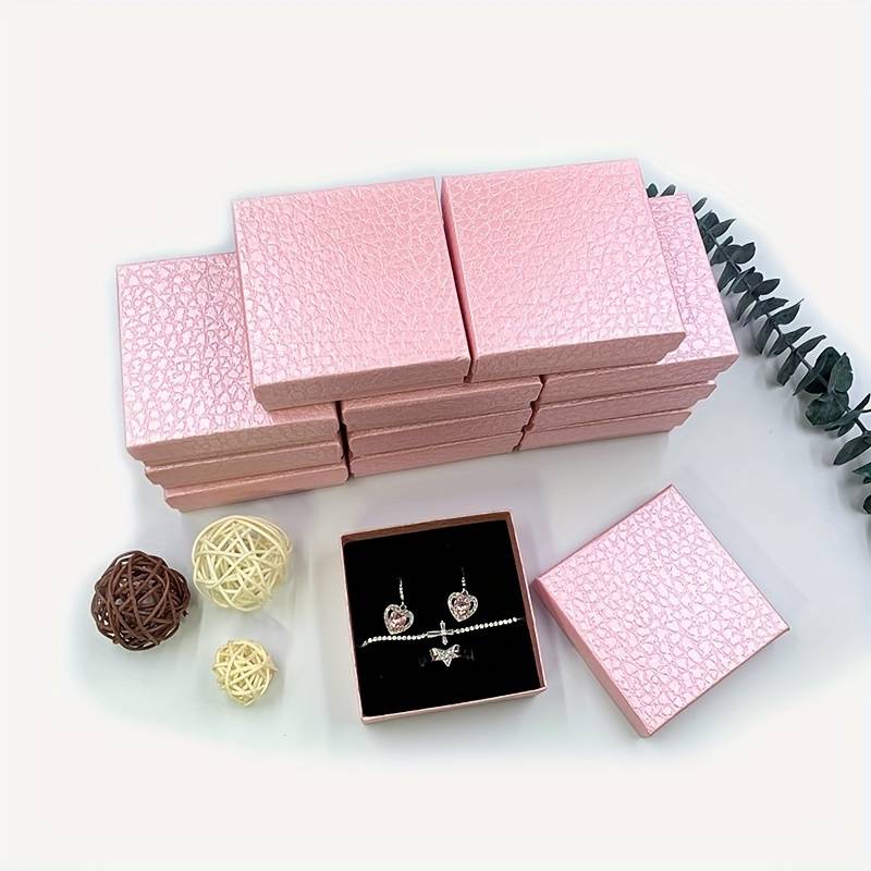 12pcs/pack, Necklace Jewelry Set Box Earrings Ear Stud Packaging Box  Pendant Box Jewelry Packaging Box, Cheapest Items Available, Small Business  Sup